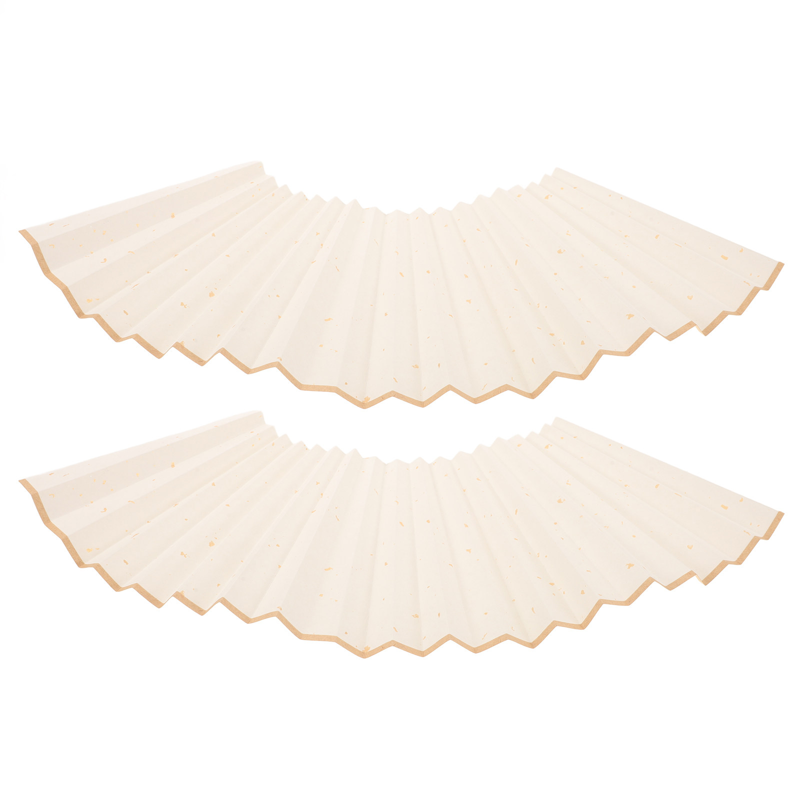 Embroidery Sheet - 2 stuks opvouwbare blanco ventilatorvormige papieren