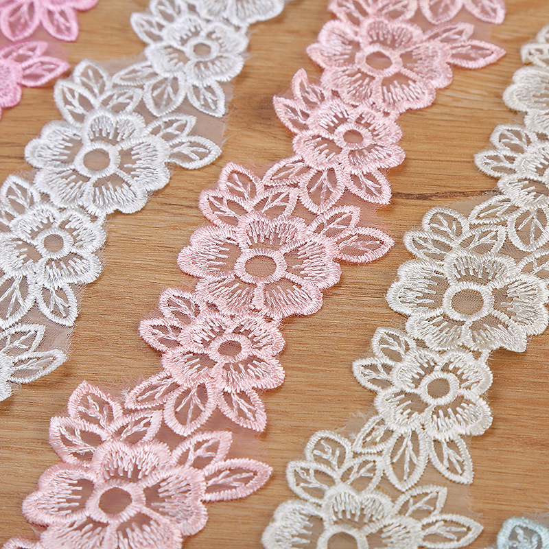 5Cm Breedte Geborduurde Organz - Embroidery Flower Pattern recensie en prijs