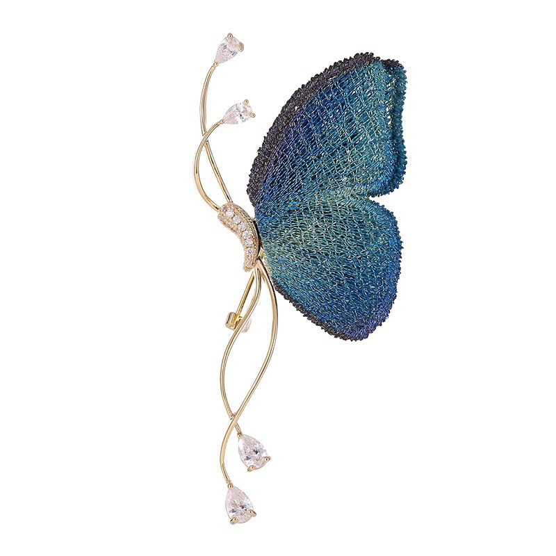 High-End Blauwe Initial Vlinde - Embroidery Initials Designs recensie en prijs