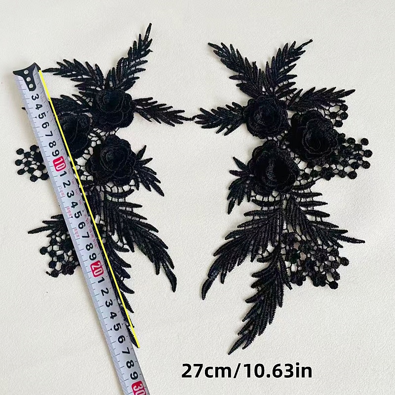 2 stuks/1 paar borduurwerk naa - Embroidery Flower Pattern recensie en prijs