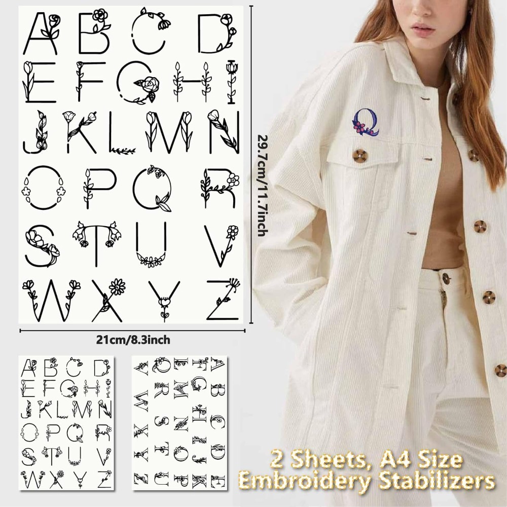 Letter A-Z Wateroplosbare bord - Embroidery Stitch recensie en prijs