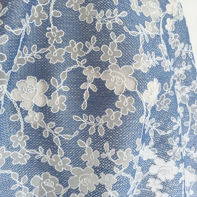 Bloemenborduurwerk Tule Kantst - Embroidery Flower Pattern recensie en prijs