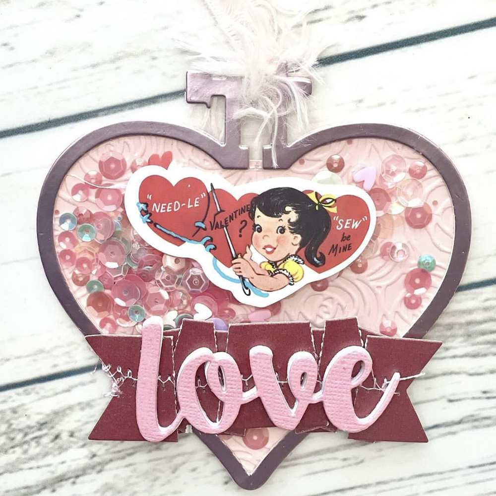 Kscraft Hart Borduurring Metal - Embroidery Sheet recensie en prijs