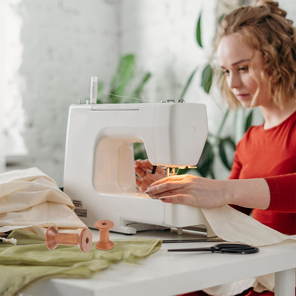 7-delige houten draadspoelen,  - Embroidery Thread Yarn recensie en prijs