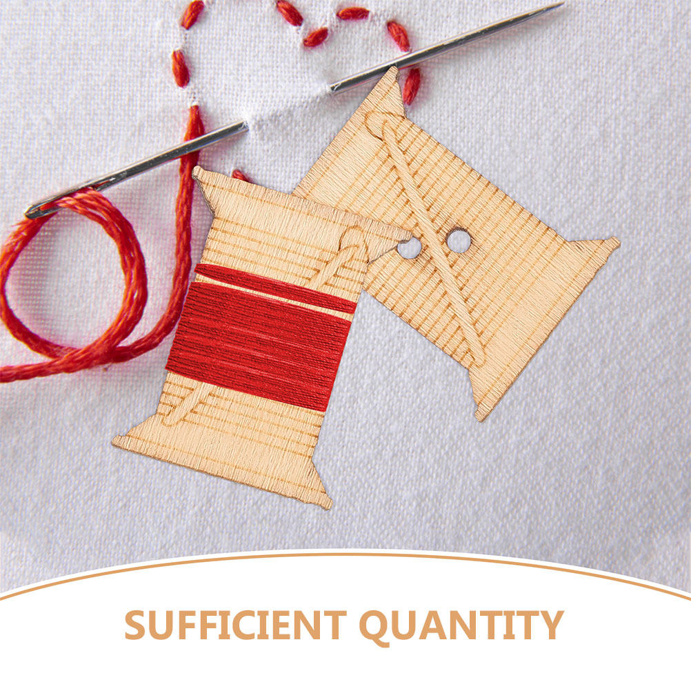 100 stuks houten borduurgaren  - Embroidery Stitch recensie en prijs