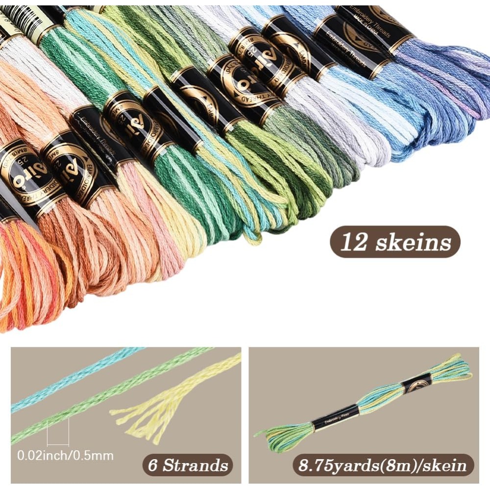 12 klosjes 105 yards kruisstee - Embroidery Stitch recensie en prijs