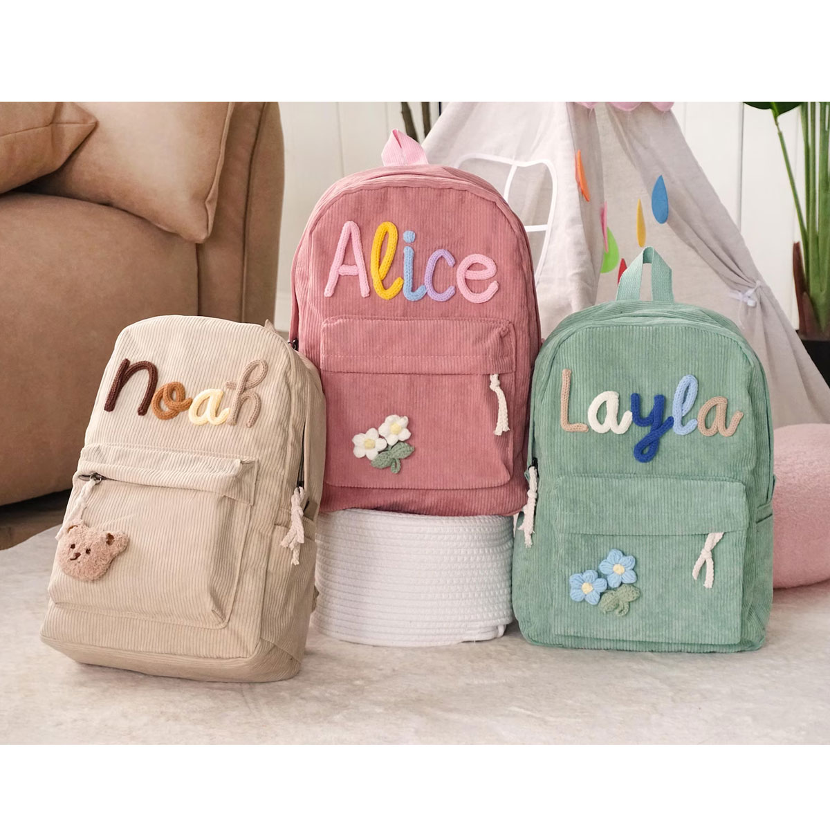 Unisex gepersonaliseerde cordu - Embroidery Initials Designs recensie en prijs