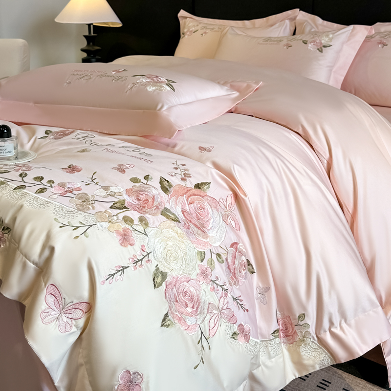 100% katoenen beddengoedset Lu - Embroidery Quilt Cover recensie en prijs