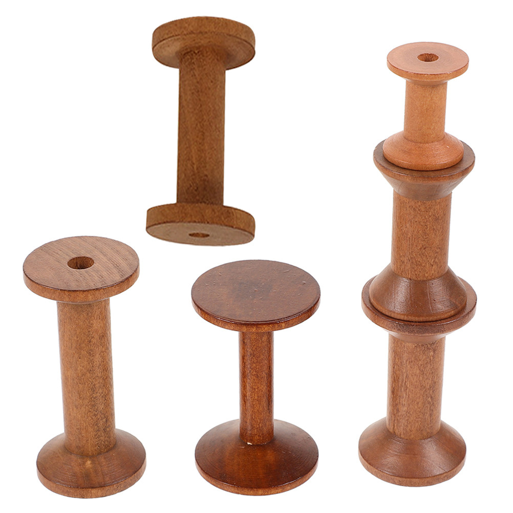 6 stuks vintage houten draadsp - Embroidery Thread Yarn recensie en prijs