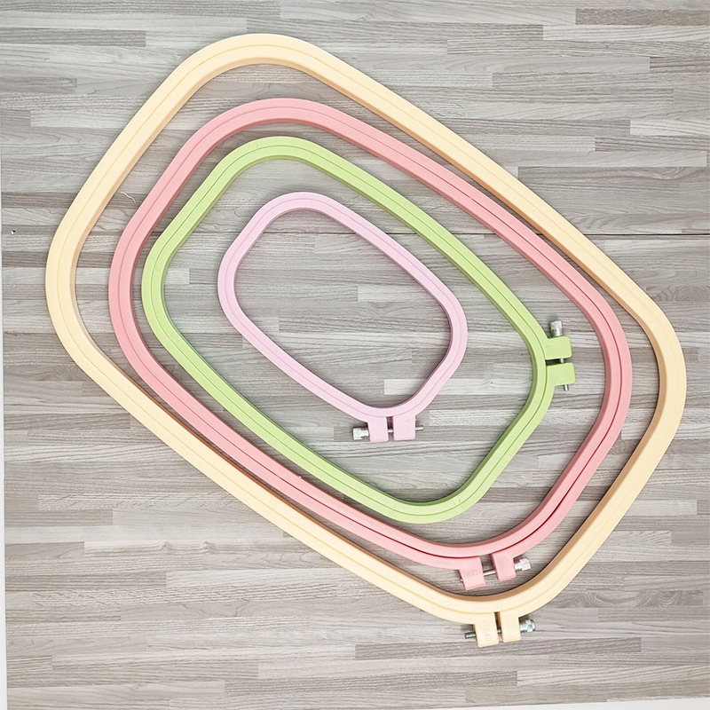 Willekeurige kleur vierkante c - Embroidery Hoop Square recensie en prijs