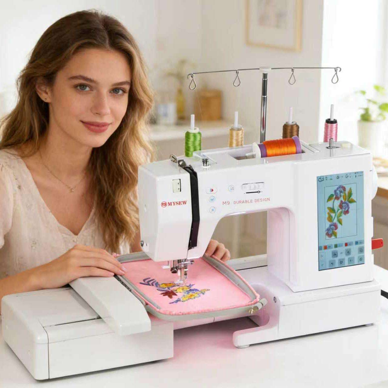 MYSEW M9 Aanpasbare Hoge-Snelh - Embroidery Machine Computerized recensie en prijs