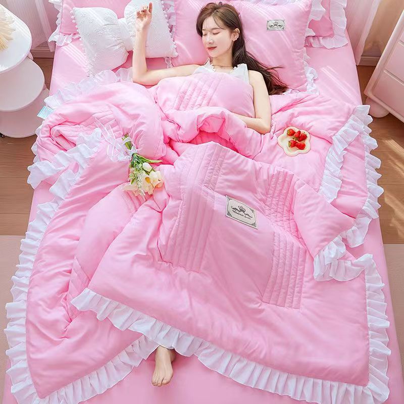 1/3Pc Koreaanse Prinses Ruches - Embroidery Quilt Cover recensie en prijs