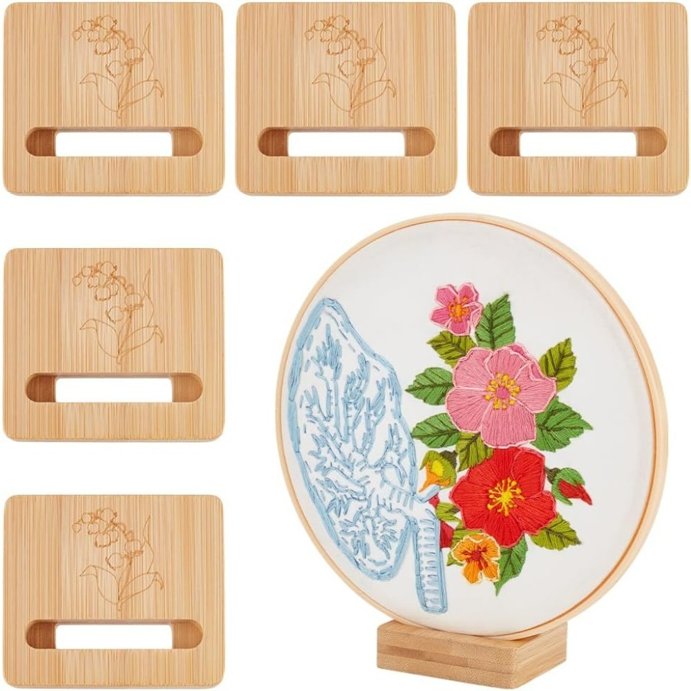 6 stuks borduurring rechthoek  - Embroidery Hoop Square recensie en prijs