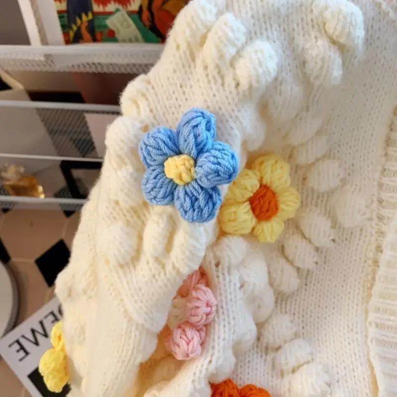 Kawaii Trui 3D Bloem Borduren  - Embroidery Thread Yarn recensie en prijs