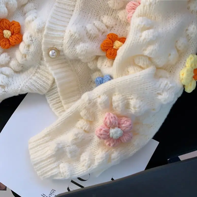 Kawaii Trui 3D Bloem Borduren  - Embroidery Thread Yarn recensie en prijs