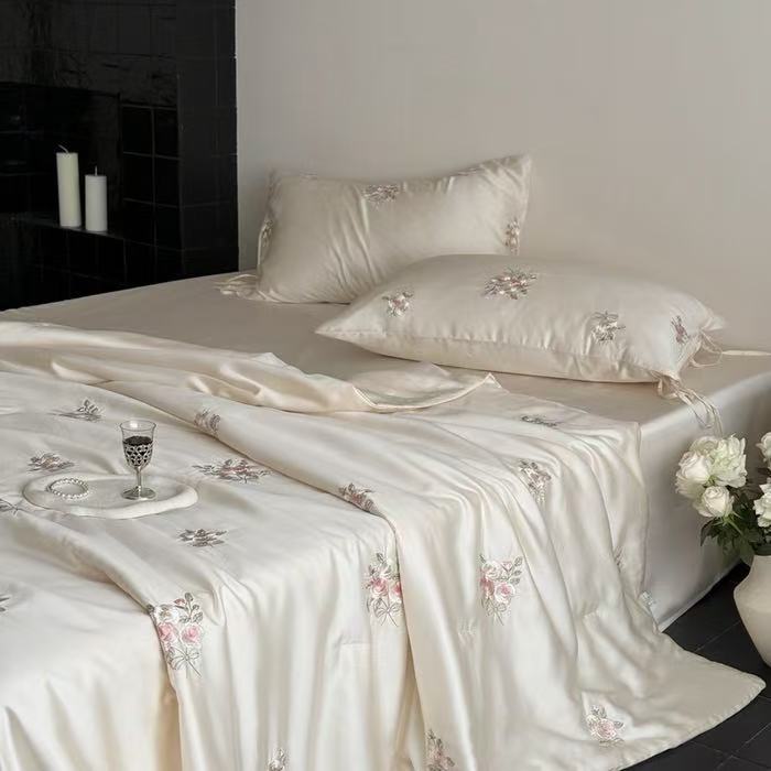 Luxe Frankrijk Stijl Lyocell F - Embroidery Quilt Cover recensie en prijs