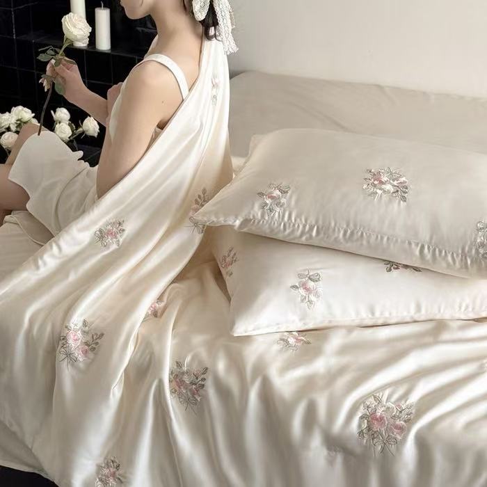 Luxe Frankrijk Stijl Lyocell F - Embroidery Quilt Cover recensie en prijs
