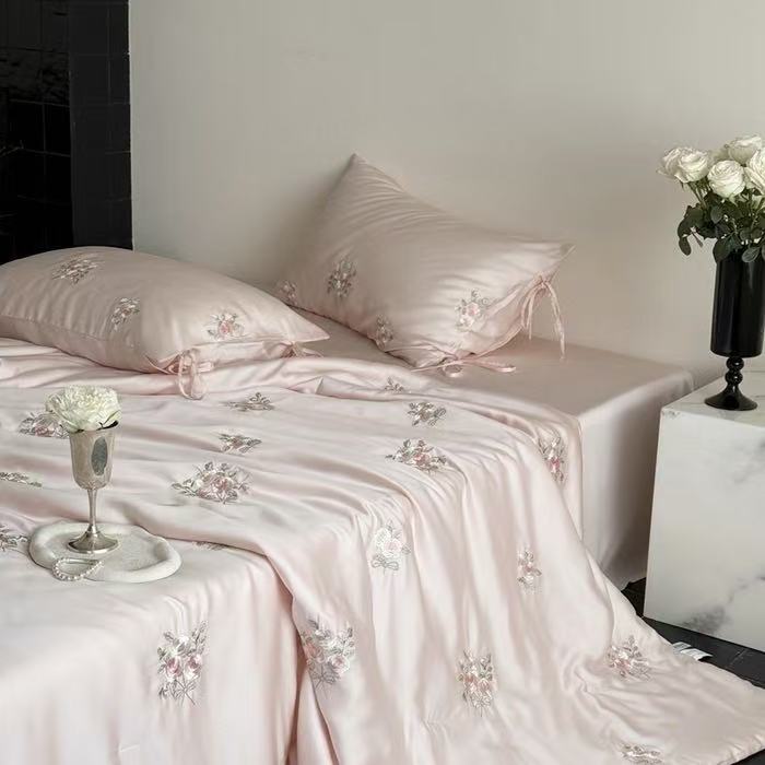 Luxe Frankrijk Stijl Lyocell F - Embroidery Quilt Cover recensie en prijs