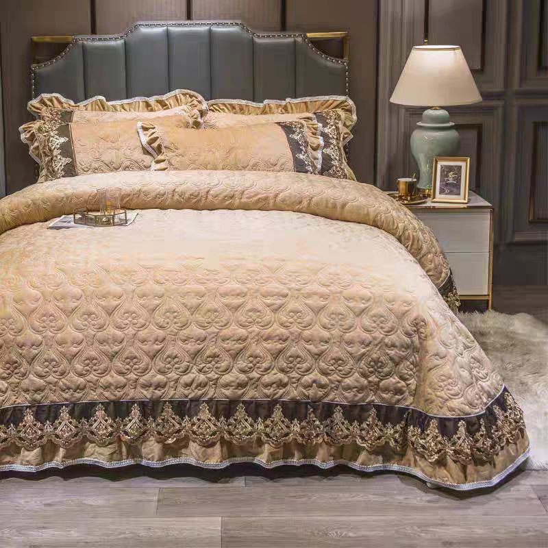 Luxe Europese Kristal Fluwelen - Embroidery Quilt Cover recensie en prijs